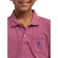 thumbnail image 4 of U.S. Polo Assn. Boys Stripe Jersey Pocket Polo Shirt, Sizes 4-18, 4 of 5