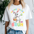 thumbnail image 2 of Happy Easter Bruh Funny Bunny Rabbit Easter Shirt, He is Rizzin,Easter Day Shirt, Happy Easter Day, Bunny Cute Tee,Jesus Easter TShirt, 2 of 5