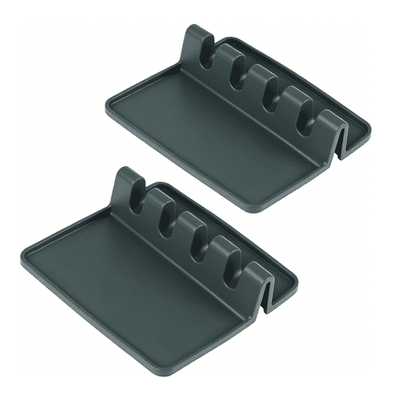 Heat Resistant Silicone Spoon Rest, Bpa Free Utensil Holder For Kitchen Stove Top