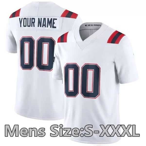 Wholesale Best Quality #10 Mac Jones #9 Matthew Judon #4 Bailey Zappe  Stitched American Football Jersey From m.