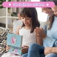 thumbnail image 5 of JewelKeeper Girl's Musical Jewelry Storage Box with Spinning Unicorn, Rainbow Design, The Unicorn Tune, 5 of 7