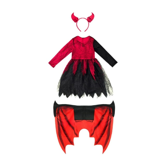Disfraz de diablillo para Halloween, cómodo y novedoso tocado para eventos, regalos para niños. Multicolor