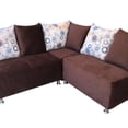 thumbnail image 2 of Sala chica esquinera moderna R21 Muebles Vite Chocolate, 2 of 2