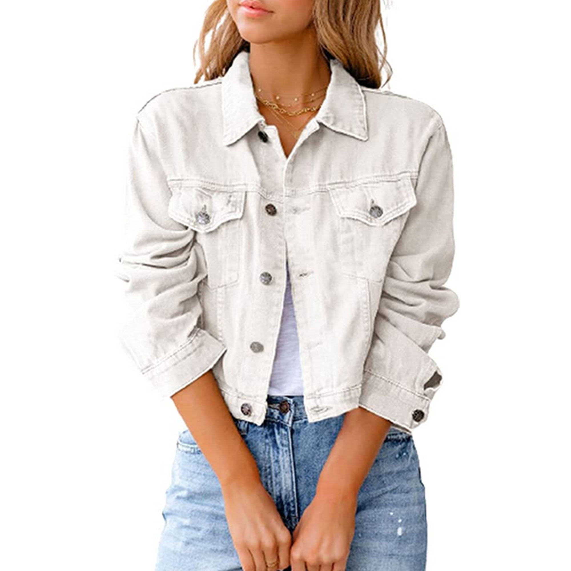 GuliriFei Women's Plus Size Denim 