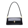 thumbnail image 1 of Bolsos de hombro para mujer, retro, clásico, pequeño, cierre de hebilla de los años 90, Negro -, M, 1 of 5