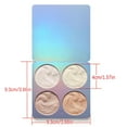 Four Color High Gloss Baking Powder Makeup To Enhance Contouring Powder