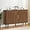 Brown, variant on Grepatio 47" Sideboard Buffet Cabinet with Fluted Slide Doors, Tambour Storage Cabinets with Adjustable Shelves, Credenza Console Mid Century Cabinet for Living Room Hallway Entryway (Brown)