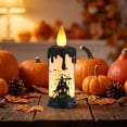 thumbnail image 4 of Halloween LED Candles, Flameless Battery Operated Halloween Decorations Indoor, Spooky Party Atmosphere Lights, 4 of 8