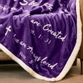 thumbnail image 4 of Christian Bible Blanket Gifts for Faith Women Christian Sympathy 50" X 60" Soft Throw Blanket Religious Gifts for Praying Women Men Inspirational Gift, 4 of 5