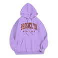 thumbnail image 3 of CUSTG Men Fashion Casual Letter Print Long Sleeve Drawstring Hooded Sweatshirt Tops Oversized Soft Streetwear, 3 of 5