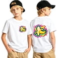 thumbnail image 2 of FYDUU Boys Graphic T-Shirts Kids Banana Printed Tee Shirt Boys Short Sleeve T Shirts Stylish Comfortable Tops Summer Crewneck Tshirts 2-3 Years, 2 of 3