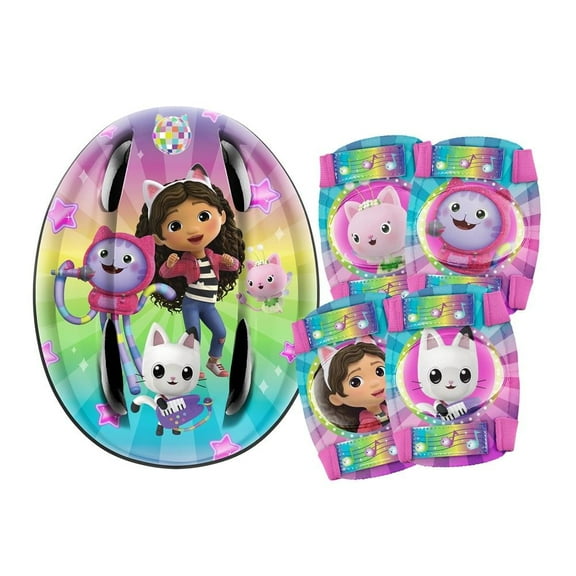 Casco Apache PGGA Gabby's Dollhouse con Coderas y Rodilleras