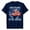 J279 Navy, variant on CONZONE 250Th Anniversary Usa T Shirts For Children Boys Short Sleeve Graphic Prints Crew Neck Fashionable Tops Army Green Size 2-3 Years