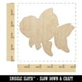thumbnail image 2 of Lionhead Fancy Pet Goldfish Wood Shape Unfinished Piece Cutout Craft DIY Projects - 4.70 Inch Size - 1/4 Inch Thick, 2 of 7