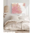 thumbnail image 3 of Pink Gold Wall Art for Living Room,Canvas Picture Wall Decor for Bathroom Bedroom,Boho Modern Abstract Minimalist Aesthetic Flower Painting Artwork for Office Hallway Dining Room Decor 12"x16", 3 of 8