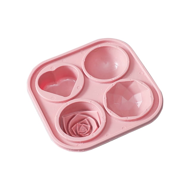 Summer Rose Ice Shape Ice Tray Round Ice Refrigerator Ice Box Home Ice Making Artifact