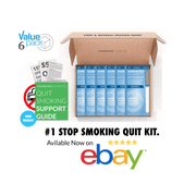 Harmless Cigarette,Oxygen,Nicorette Alternative & Quit Smoking Aid,6pk