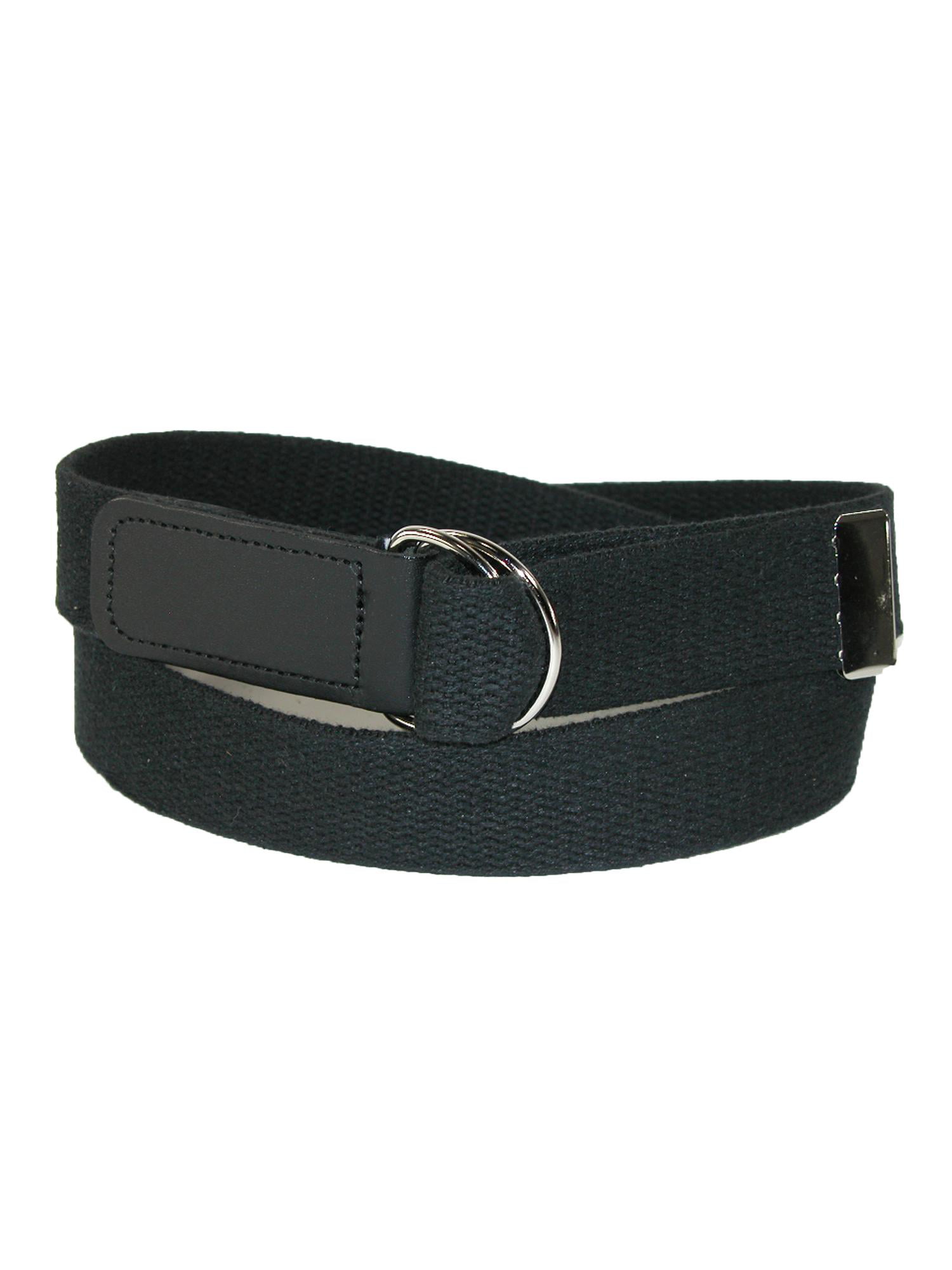 CTM - Size one size Cotton Web 1 1/4 Inch Belt with Double D Ring ...