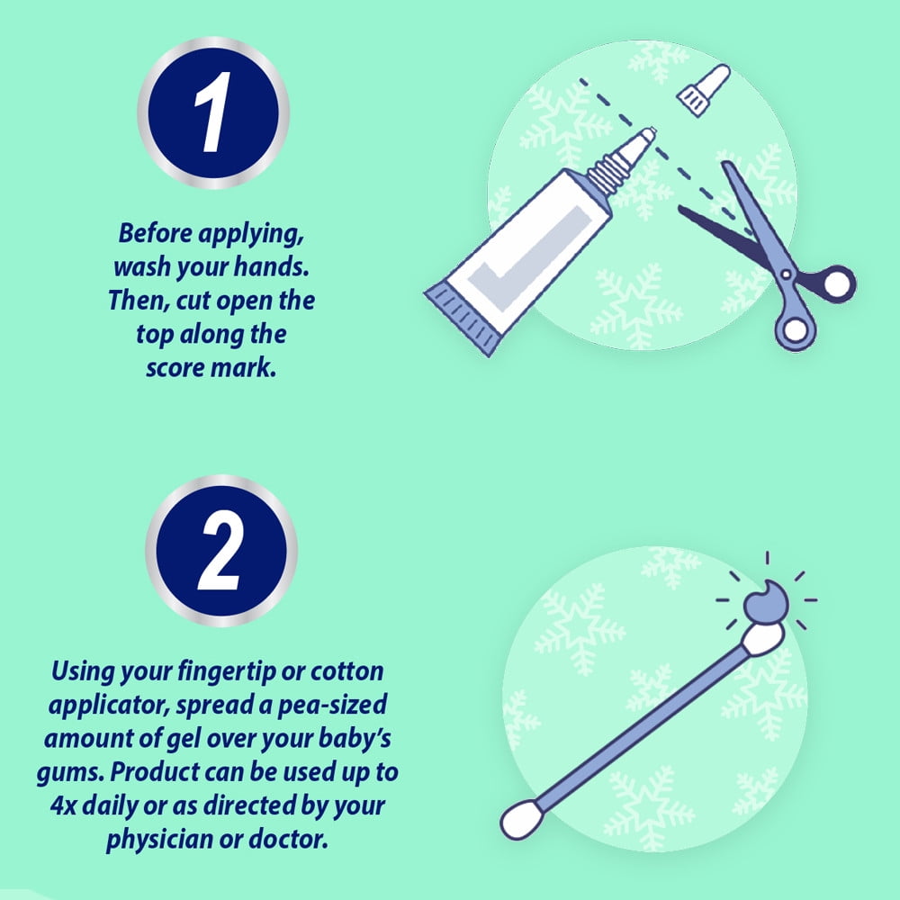 orajel non medicated cooling gel