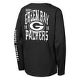 thumbnail image 3 of Youth Outerstuff Black Green Bay Packers Rumble Long Sleeve T-Shirt, 3 of 3