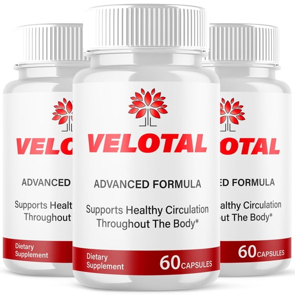 Velotal Advanced Formula Pills All Natural Vitamin Supplement 180 Capsules