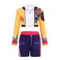 thumbnail image 6 of Halloween Stage Role Play Stage Cosplay Costume, Popular Singers Idol Dance Performance Suit, Includes Top and Pants, Fashion Role Play Costume Party, 130(7-8 Years), 6 of 7