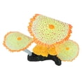 thumbnail image 1 of Coral artificial de silicona simulación de plantas de coral acuario pecera paisaje decoración naranja, 1 of 5