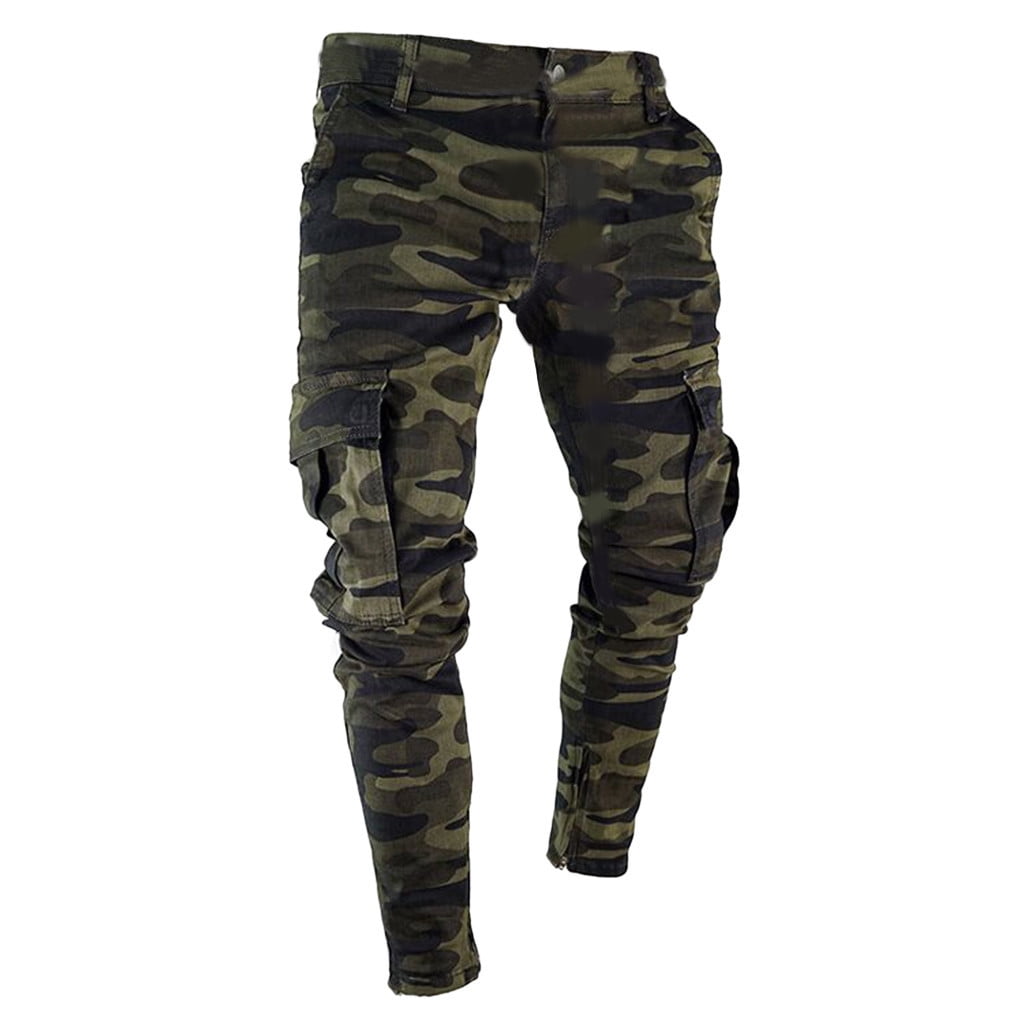 Camouflage Side Pockets Low Waist Long Pencil Pants（pa23052401） | Leggings  are not pants, Hip clothes, Fashion pants