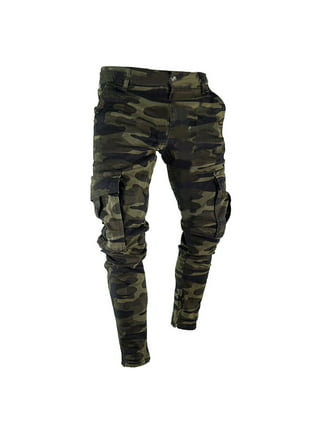 Labakihah Mens Pants Fashion Men'S Sport Jogging Cargo Pocket Camouflage  Pant Casual Loose Jeans Pant Camouflage 