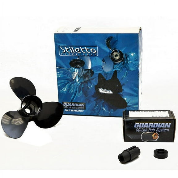 Stiletto Ariva Boat Propeller A50910 | Tohatsu Mercury RH 9 x 10P