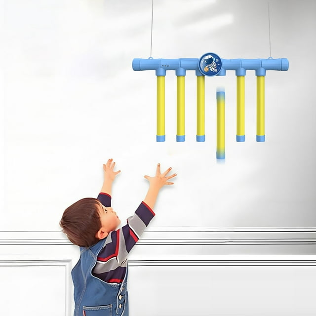 Leutsin Upgraded Reflexes Game Catch All Falling Sticks Game Hand-eye Coordination Training Toy for Kids and Adults Adjustable Speed Catch Game