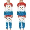 thumbnail image 3 of Renewold Christmas Pajama Panta Family Matching Set Red Blue Sleep Wear Skin Friendly Pullover Tops Sweatpants with Pockets Boys Girls Nightwear Pjs Size 9-10Y, 3 of 5