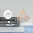 thumbnail image 2 of Reloj de pared con hojas de palmera, decoración de pared, placa de madera, adorno de , material acrílico y madera, silencioso, adecuado para dec, 2 of 8