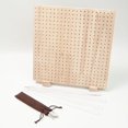 thumbnail image 1 of Tablero de ganchillo pines de fijación de madera con rejillas Bordado suave sin olor para suministros de costura Tejer Bordado Principiantes perfecl Tablero de bloqueo, 1 of 8