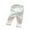 White, variant on Girls Pants Ribbed Winter Leggings with Lace Trim and Ruffle Detail Cozy Footless Tights for Toddler and Baby Size:18-24 Months