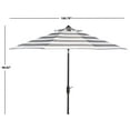 thumbnail image 3 of Safavieh Iris 9' Market Auto Tilt Patio Umbrella, Grey/White, 3 of 7