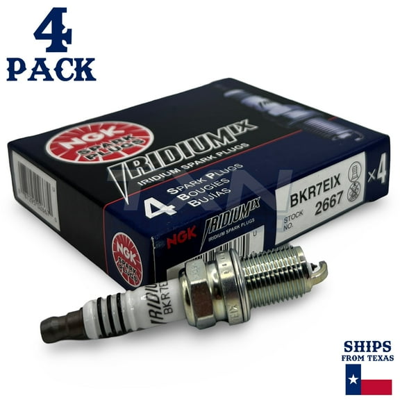 NGK 2667 Iridium IX Spark Plug (4 Pack) Fits select: 2011-2015 CHEVROLET CRUZE, 2015-2021 CHEVROLET TRAX