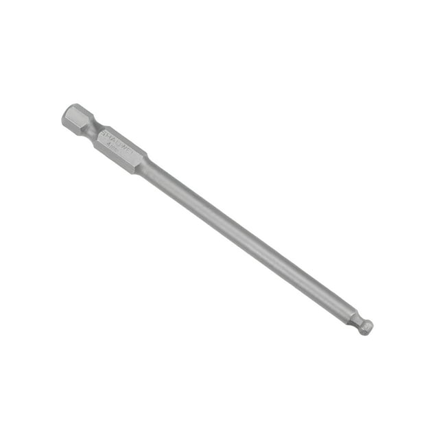 Puntas hexagonales de extremo esférico de 1/4-pulgada con vástago hexagonal de 3.9 pulgadas, destornillador magnético de cabeza H4, punta de destornillador S2 HRC58