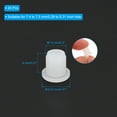 thumbnail image 2 of Uxcell T-Shaped Silicone Rubber Solid Plug for 7.4 to 7.5mm Hole White 24 Pieces, 2 of 6