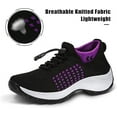 thumbnail image 2 of Orthopaedic Sneakers - Sienna - Black Purple, 2 of 2