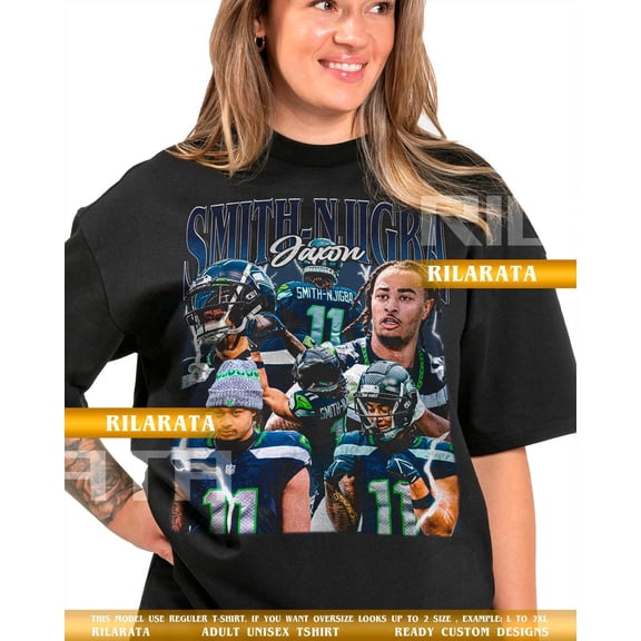 Jaxon Smith-Njigba Vintage T-Shirt Gift for Women and Man Shirt Jaxon Smith Njigba Unisex Tee Sport