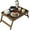 Medium, variant on Folding Bed Tray Table with Handles for Sofa, Bed, Eating, Drawing, Snack & Platter Serving Lap Desk (Brown Medium)