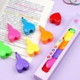 thumbnail image 4 of JJKBVCLO Bear Heart Shaped Design Allydrew Mini Stackable Highlighters Cute Color Markers Children's DIY Stationery Stationery For The New Term Back To School Season School Supplies 10ml, 4 of 4