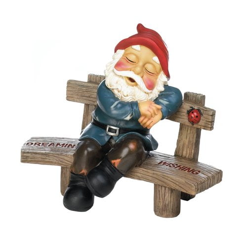 Zingz & Thingz Dreaming and Wishing Gnome Statue by Zingz & Thingz