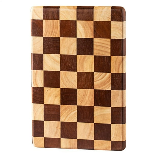 Tablero de Ajedrez, Tabla de Cortar, Tabla de Cortar de Empalme Doméstico, Tabla de Suplemento de Frutas de Cocina, Madera Maciza, Tabla de Cortar