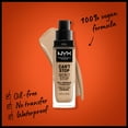 thumbnail image 2 of NYX Professional Makeup Can't Stop Won't Stop 24hr Full Coverage Liquid Foundation, Matte Finish, Waterproof, Buff, 1 fl oz, 2 of 9