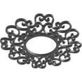 thumbnail image 2 of 32"OD x 12 1/4"ID x 1"P Reims Architectural Grade PVC Pierced Ceiling Medallion, Nickel, 2 of 10