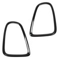 thumbnail image 5 of 2 uds anillo embellecedor de luz trasera izquierda derecha negro brillante moderno 51132752243 para R56 R57 R58 R59, 5 of 5