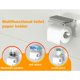 thumbnail image 2 of Portarrollos Adhesivo con Estante, Portarrollos Acrílico, Montaje en Pared con Autoadhesivo 3M Sin Taladrar, Portarrollos con Estante de Almacenamiento para Baño (Transparente) 1pcs Dontodent Kuyhfg Sin marca, 2 of 5
