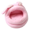 thumbnail image 2 of Cama cueva para conejillos de indias, linda y encantadora casa de invierno para animales pequeños, ideal para erizos. Conejo pequeño, 2 of 9